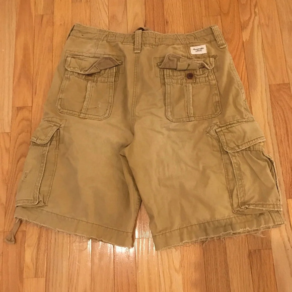 Vintage Abercrombie and Fitch A&F Heavyweight Cargo Shorts 34 - Picture 2 of 8